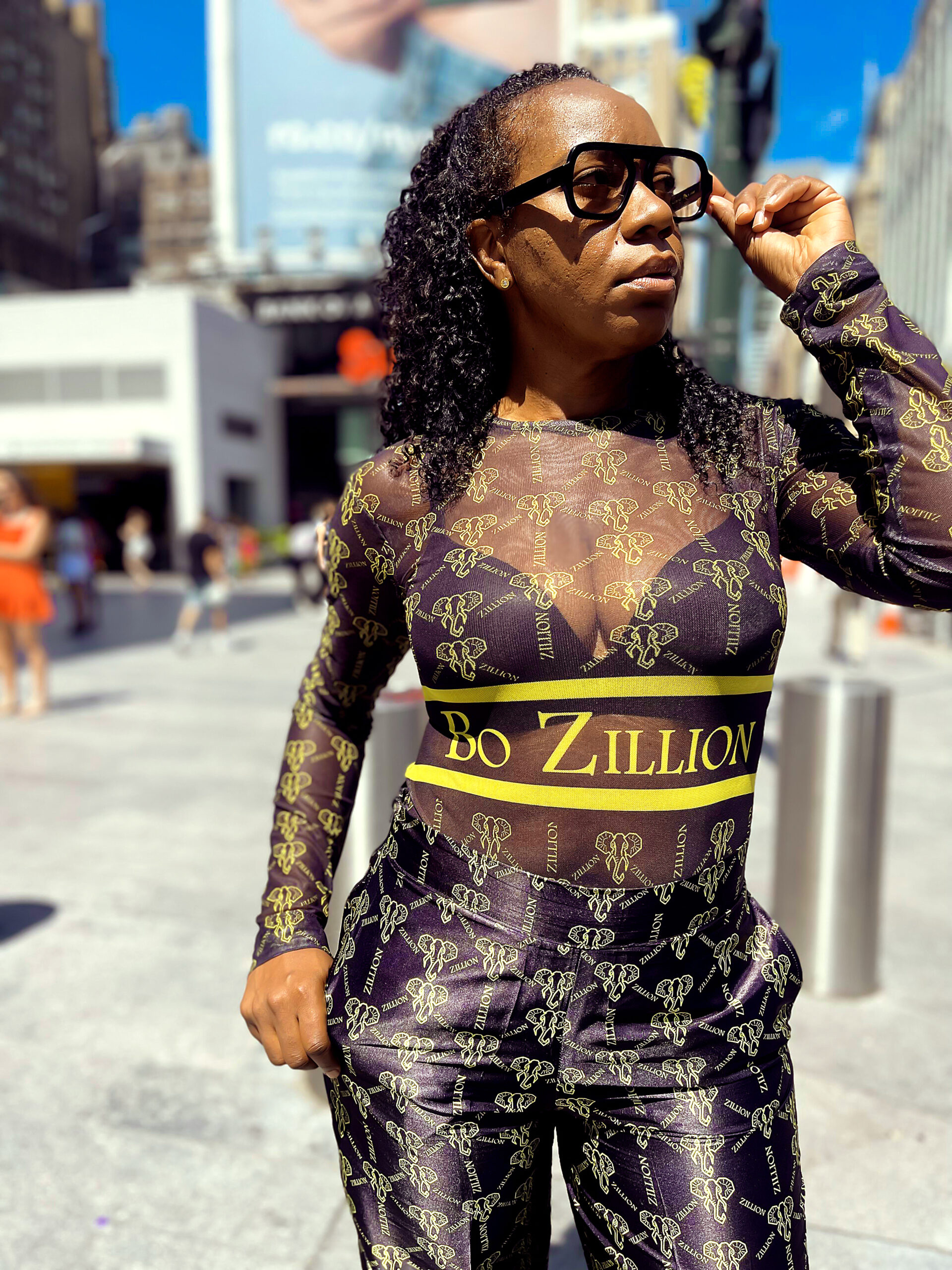 Zillion Mesh & Silk Two Piece